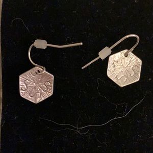 Silver earrings